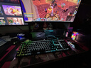 美商海盗船 (USCORSAIR) K100 RGB 光轴 机械键盘 游戏键盘 有线连接 全尺寸 黑色 OPX光轴 实拍图