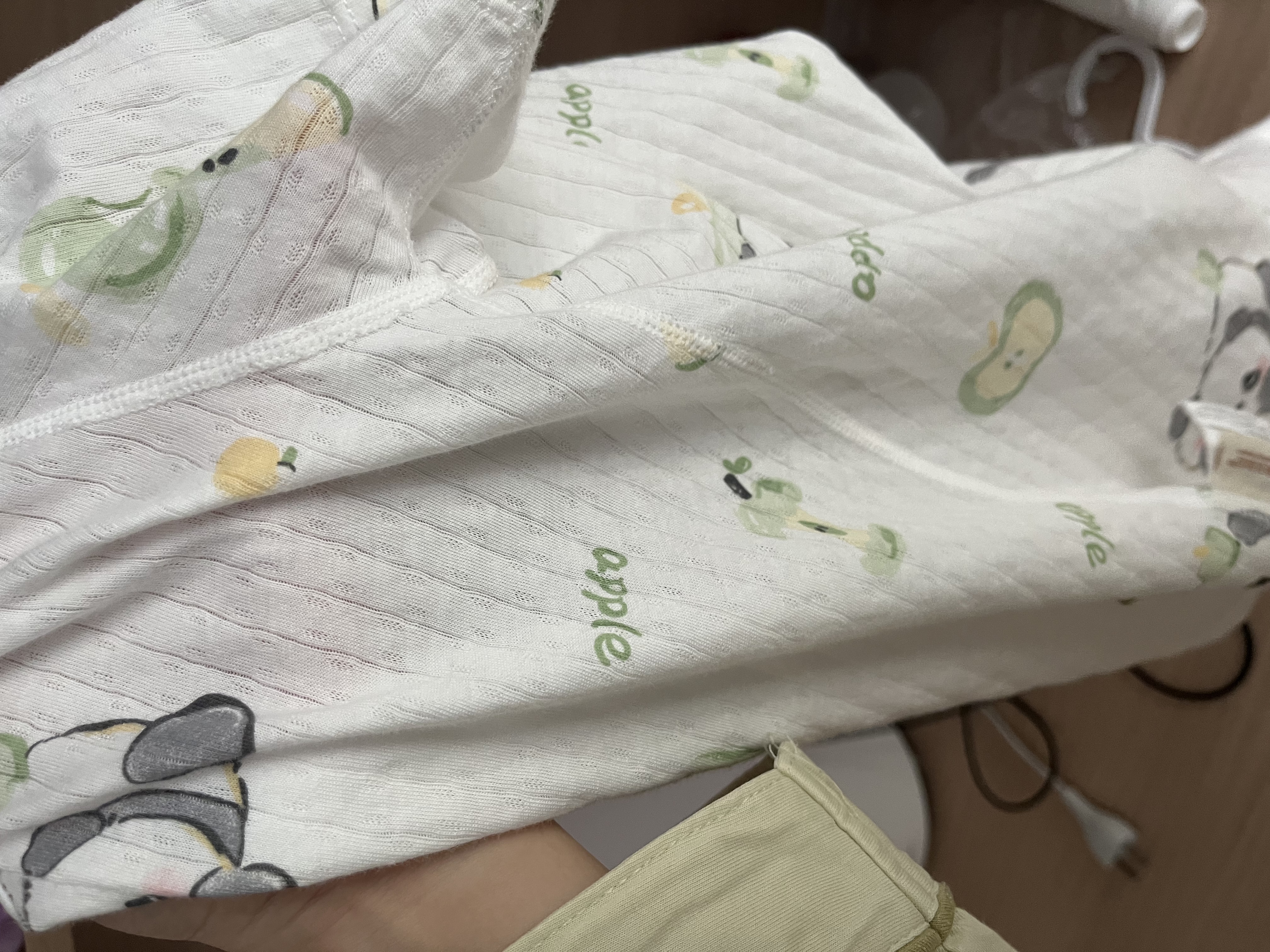 爱贝迪拉婴儿衣服夏季薄款新生婴幼儿睡衣外出男女宝宝空调短袖夏装连体衣 实拍图