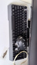 联想（Lenovo）有线游戏键鼠套装PW41 发光七彩呼吸灯 金属面板 吃鸡电竞键盘鼠标套装男生 台式机笔记本 黑 实拍图