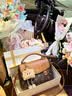 纪诗哲品牌包包女包2026新款百搭单肩斜挎手提包实用生日纪念日礼物 咖啡色-饼干挂件【礼盒装】当/次日达 【送女友送老婆生日/纪念日礼物】 实拍图