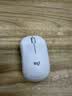 罗技（Logitech）M221 轻音鼠标 无线鼠标 办公鼠标 对称鼠标 带无线微型接收器 米白色 实拍图