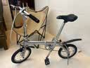 大行（DAHON） 412折叠自行车14英寸单速超轻迷你铝合金学生成人单车BYA412 银色 实拍图