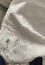 全棉时代婴儿隔汗巾纱布吸汗儿童开学幼儿园宝宝纯棉垫背小猫小鹿小鸟3条 实拍图