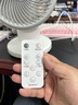 艾美特（AIRMATE）空气循环扇家用直流轻音节能电风扇桌面台式小风扇大风量便携宿舍摇头风扇换气风扇 FA15-RD251 实拍图
