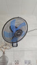 美的（Midea）【五叶飓风】工业遥控壁扇/挂壁式商居两用金属扇120°广角摇头定时电风扇工厂通风吊扇 FW40-11AR 实拍图