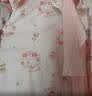 童泰（TONGTAI）女宝宝短袖连衣裙夏季纯棉婴儿衣服女童睡裙睡衣家居服粉色80cm 实拍图