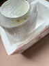 红牡丹纯白骨瓷米饭碗简约可进洗碗机防烫高脚碗家用釉下彩陶瓷碗具组合 纯白高脚碗 10个装 4.5英寸 实拍图