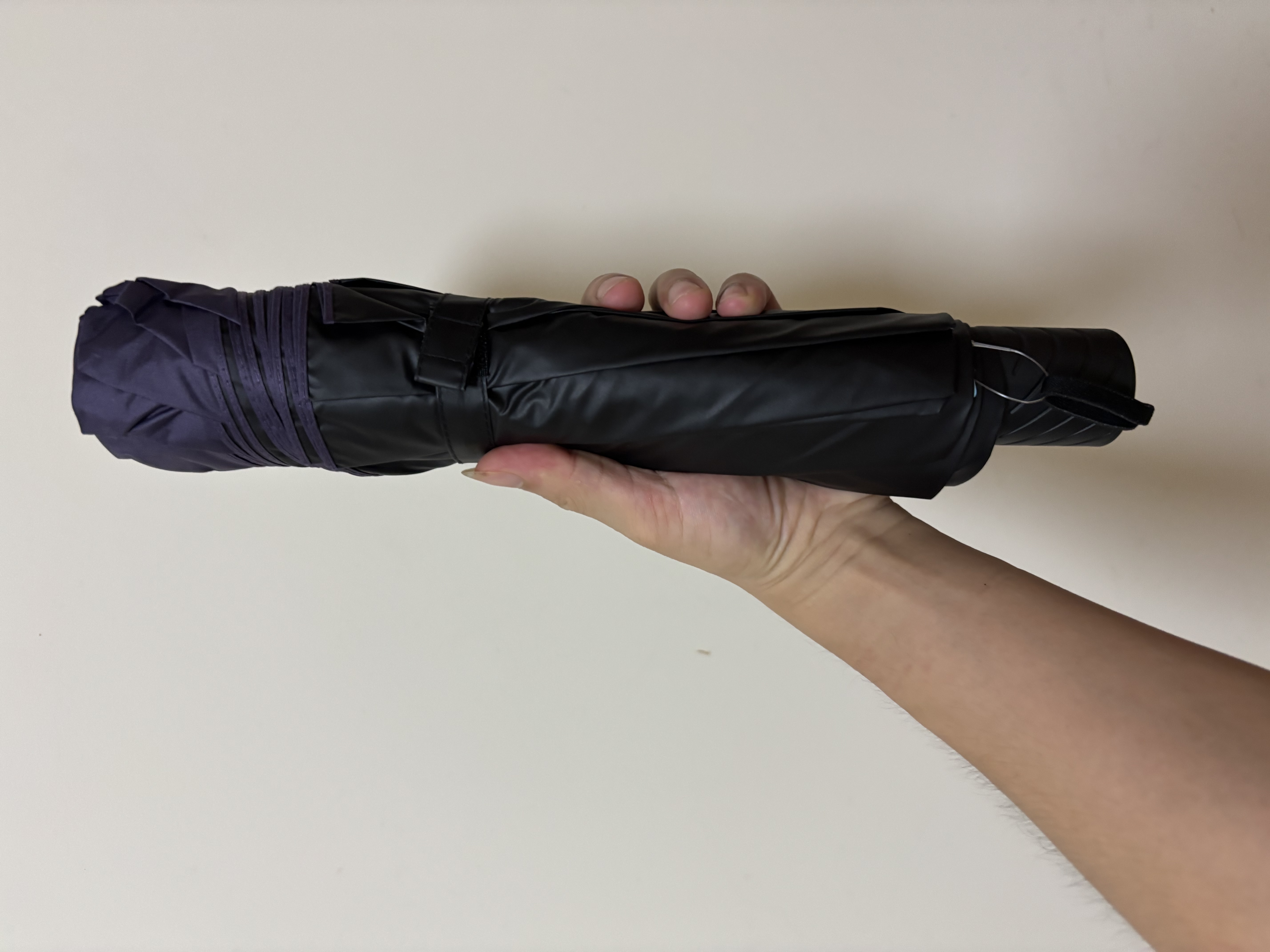 天堂伞加大号超大雨伞男女三人10骨黑胶防晒遮阳伞广告伞企业定制logo伞  【10骨黑胶防晒升级款】深紫色 实拍图