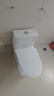 九牧（JOMOO）马桶 家用虹吸式马桶大冲力节水坐便器 防臭瞬冲 易洁抗菌马桶 行业爆款-升级无棱内壁11370-305坑 实拍图