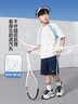 左西男童夏装套装2026新款儿童短袖套装夏季速干运动两件套 绿色  110 实拍图