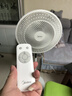 美的（Midea）【飓风节能】七叶柔风立式电风扇/家用轻音落地扇/台式小型风扇/大风力遥控定时摇头风扇 SAH35BSJ 实拍图