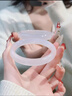 老庙白月光玉手镯女冰种宽条玉髓镯子走心实用高端生日礼物送女友老婆 实拍图