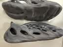 阿迪达斯yeezyfoam水泥灰椰子运动洞洞鞋IE4931 UK10 44.5 实拍图