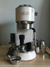德龙（Delonghi）【价保618】咖啡机半自动咖啡机家用美式意式浓缩泵压式手动打奶泡EC885.CR EX:4奶油白 礼物 实拍图