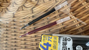得力（deli）按动中性笔0.5笔芯替芯文具水笔芯SE666 红色/6支/0.5mm高考考试 实拍图