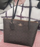 蔻驰（COACH）【品牌直供】女包FIONA24小号单肩托特包黑CBT18 生日礼物送女友 实拍图