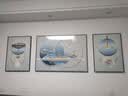 诗六艺家饰客厅装饰画现代简约大气晶瓷墙壁壁画轻奢高级感沙发背景墙挂画 幸福圆满（铝合金外框） 左右50*70中间100*70cm 镶钻画 实拍图