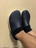 卡骆驰（CROCS）舒乐洞洞鞋沙滩鞋男鞋包头女鞋拖鞋|209964 深蓝色-410 41 /42(260mm) 实拍图