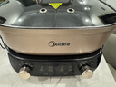 美的（Midea）电火锅鸳鸯锅电煮锅火锅专用锅分体式分控速沸多功能锅3分06秒电热锅6.5L多用途锅HGS303015 实拍图
