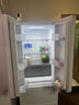 海尔（Haier）冰箱345升彩晶面板一级能效风冷无霜超薄家用法式多门双开门四门四开门小户型Leader系列电冰箱 钢化玻璃面板丨净味除菌丨升级款丨 345升 实拍图
