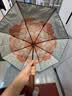 蕉下（beneunder）防紫外线遮阳伞太阳伞防晒伞三折双层黑胶晴雨伞BM011花椿 实拍图