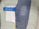 真维斯（Jeanswest）牛仔裤男春夏季薄款2026新款天丝舒适修身直筒高端潮牌休闲裤子男 蓝色【天丝薄款】 33 码(2尺6) 【建议140-150斤】 实拍图