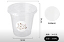 拜杰奶茶杯一次性带盖饮品杯咖啡杯饮料杯350ML*30套【配贴纸+吸管】 实拍图