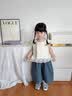 G.duck小黄鸭女童夏装套装2026新款儿童服装中小童女孩衣服娃娃衫两件套 图片色 110 cm 实拍图