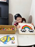 奥智嘉手工diy拼豆蘑菇钉益智立体拼图早教儿童玩具3-6岁男女孩生日礼物 实拍图