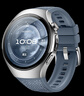 华为HUAWEI WATCH 5 46mm 基础款不锈钢表壳星河蓝素皮复合表带首创X-TAP智感窗eSIM通话手表 实拍图