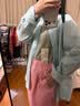MUJI 女式 汉麻水洗衬衫领长袖衬衫女士女装衬衣外套内搭上衣26年春夏 浅蓝色 M （160/84A ） 实拍图