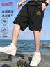 班尼路（Baleno）短裤夏季男潮流运动宽松百搭五分裤冰丝速干休闲裤透气男士沙滩裤 实拍图