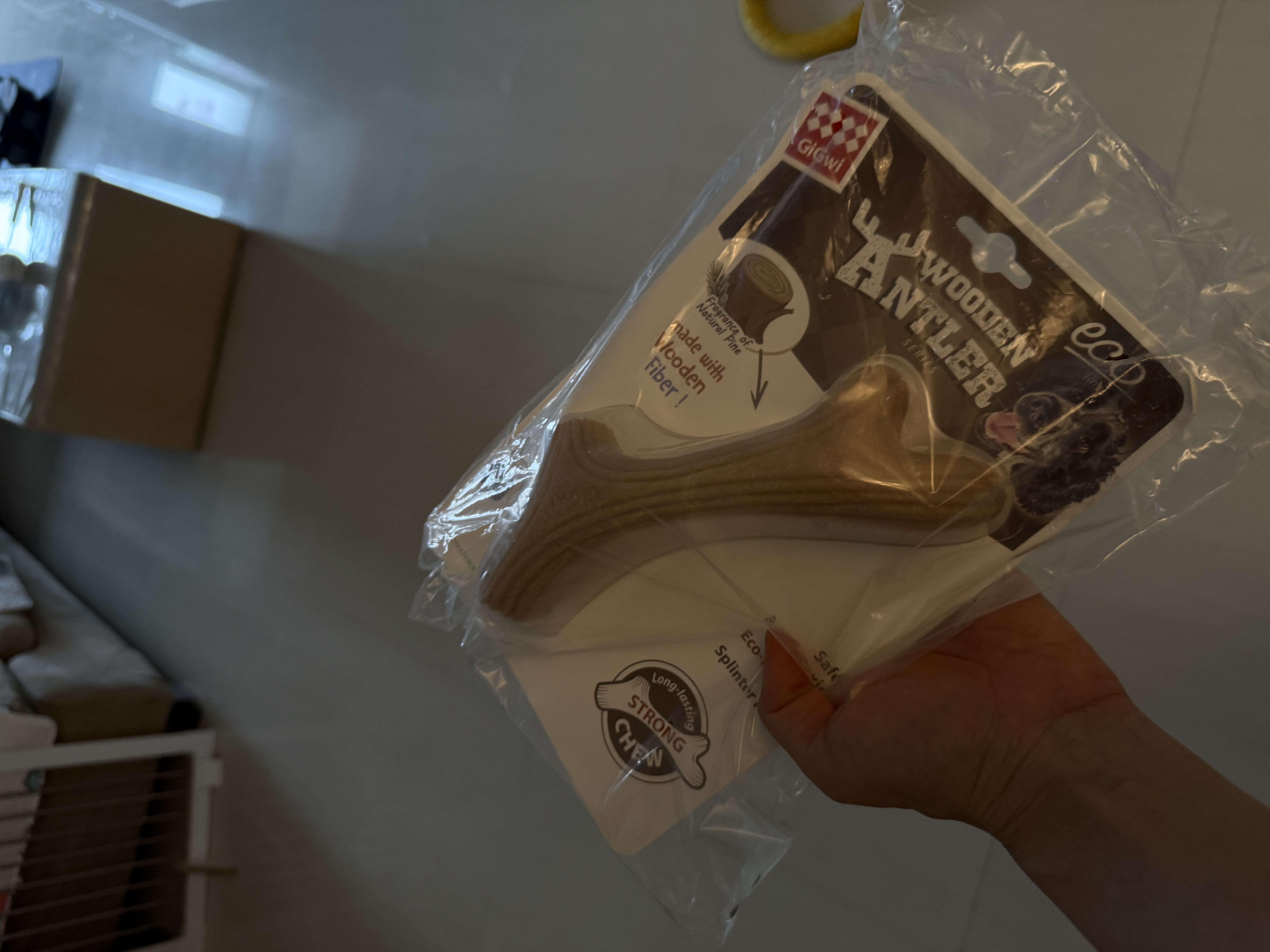 贵为（GiGwi）狗玩具磨牙棒狗狗磨牙玩具中大型犬狗狗玩具用品木塑鹿角M 实拍图
