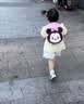 迪士尼（Disney）迪士尼幼儿园书包女孩小学生出游中大班男童双肩背包 st80253粉色 实拍图