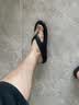 KENROLL男士户外休闲人字拖防滑轻便四季凉拖鞋 墨玉黑   42 (260mm)   实拍图
