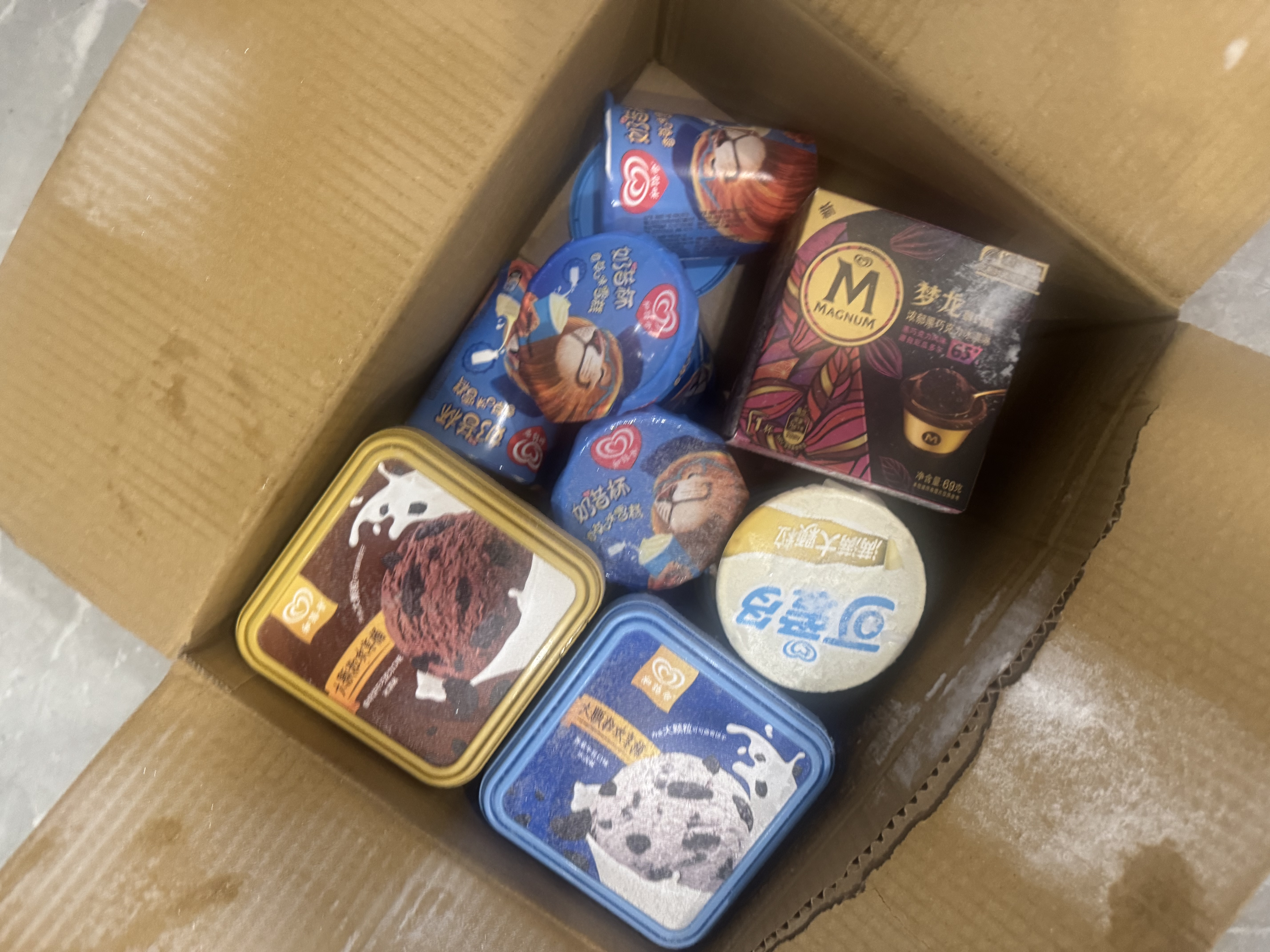 梦龙组合装 醇巧杯/可爱多杯/欢享桶/奶昔杯  10杯/1774g 实拍图