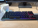 CHERRY樱桃MX1.1黑曜极光 机械键盘87键 游戏键盘 有线键盘 悬浮式无钢结构 RGB灯效 黑色红轴 实拍图