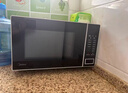 美的（Midea）家用微波炉20L大容量平板易清洁内胆 智能菜单高效速热  一键解冻杀菌除味 宝宝菜单 简单操作 M22J 实拍图