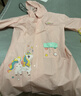 牧萌儿童雨衣带书包位男女童女孩加长全身学生雨披 粉美人鱼 5XL 实拍图
