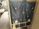 艾薇学生蚊帐宿舍 强遮光 单开门床帘蚊帐0.9米 摘星猫【上下铺通用】 实拍图