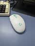 罗技（Logitech）游戏电竞鼠标垫布面 大号细面加厚锁边鼠标垫 FPS鼠标垫 LOL CS2 无畏契约 GPW电竞鼠标垫-白色 鼠标垫 实拍图