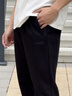 安踏运动长裤男士卫裤夏季针织户外跑步长裤收口束脚亲肤休闲裤男 实拍图