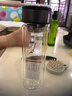 【京东物流配送】高硼硅双层玻璃杯大容量泡茶杯水杯子茶水分离杯 【双层加厚】茶杯350ml1只 实拍图
