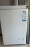 海尔（Haier）100L单温冰柜小型家用小冰柜减霜一级能效冷藏冷冻转换深冷冷柜小冰箱BC/BD-100GHW9D价保618 实拍图