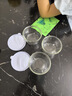 网红咸菜碗玻璃密封罐加厚酱菜盒冰箱保鲜罐小菜泡菜罐分装盒 三只随机装 3个 180ml 实拍图