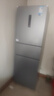 美的238升三门冰箱灰色小型风冷家用变频一级能效宿舍租房以旧换新小冰箱MR-249WTPE【国家补贴】 实拍图