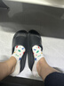 朴西香蕉船凉拖鞋女士浴室不易滑居家室内四季情侣拖鞋男 黑色 44-45 实拍图