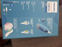 飞利浦（PHILIPS）声波电动牙刷钻石3系 5倍洁齿5种模式 洁净刷头*2 生日礼物送男士/女友 价保618 HX5181/02蓝 实拍图