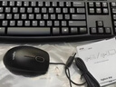罗技（Logitech）MK106 键鼠套装 有线键鼠套装 办公键鼠套装 电脑键盘 紧凑型 黑色 实拍图
