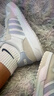 adidas ENTRAP美式校园风运动少年感复古篮球风板鞋男女阿迪达斯 白色/浅蓝/灰色   35.5 实拍图